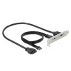 Wspornik slotowy DeLOCK 89934 z 1 portem USB Type-C i 1 portem USB Type-A