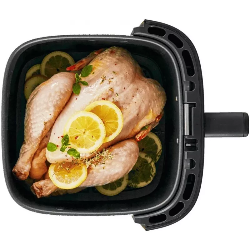 Frytownica Tefal Easy Fry Silence EY551HE0 Pojedyncza 5 L Wolnostojąca Frytownica beztłuszczowa Czarna, Szara, Stal nierdzewna