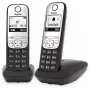 Gigaset A690 Duo telefon analogowy Identyfikacja rozmówcy Czarny, Srebrny