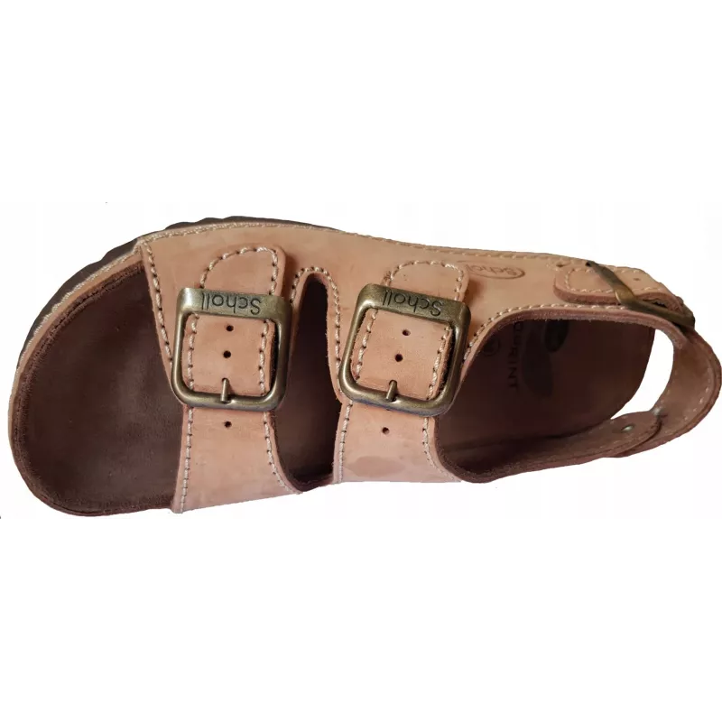 Wygodne sandały Scholl AIR BAG BACK STRAP BRONZE 39