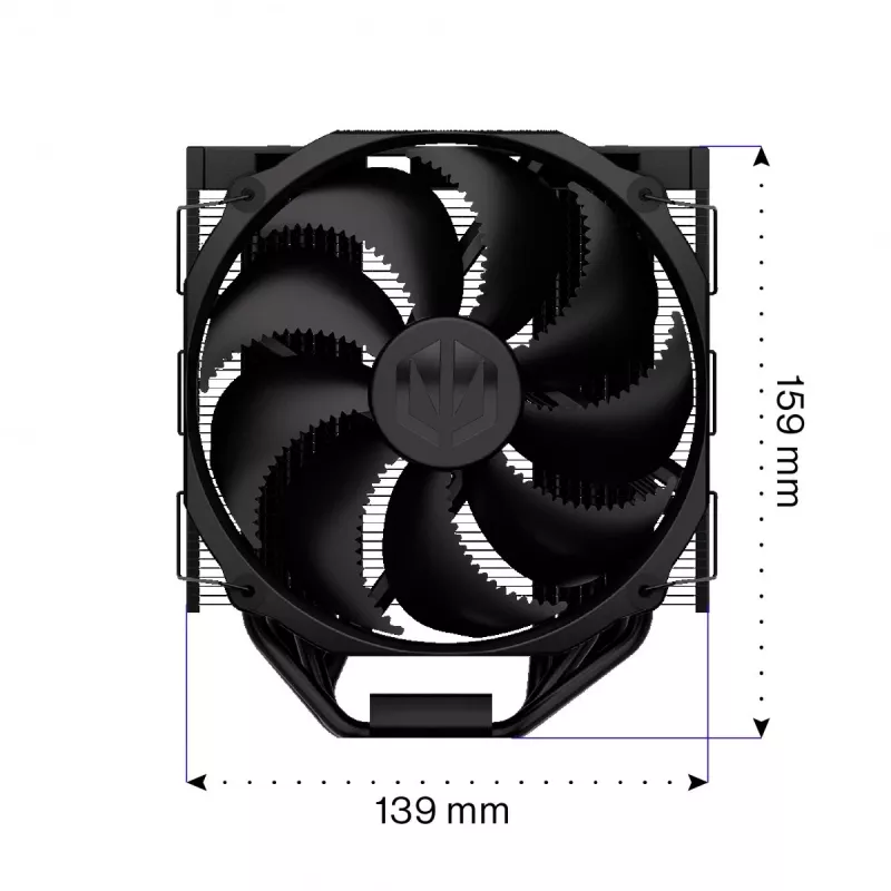 Endorfa Fortis 5 Czarny Chłodzenie CPU