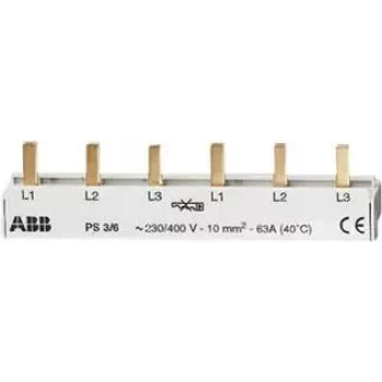 ABB 3-fazowa szyna zbiorcza PS3/6 pro M compact 6 modułów zamknięta PS3/6 (2CDL231001R1006)