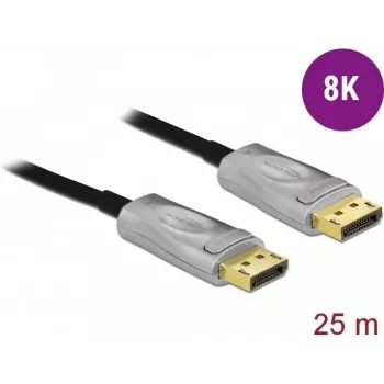 Kabel DisplayPort DeLOCK 85888 25 m Czarny