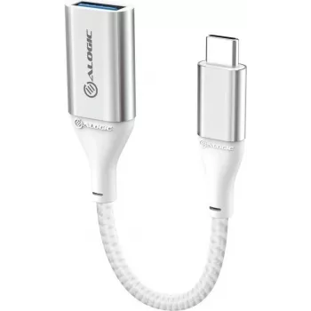 Alogic Super Ultra - Adapter USB - 24-pin USB-C (M) na USB Typ A (W) - USB 3.1 Gen 1 - 3 A - 15 cm - Srebrny (ULCAA-SLV)