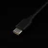 GaN Laptop Charger QOLTEC 52419 65W USB-C PD 5V/20V 3A/3,25A, 220–240V, kabel 1,8m, czarny