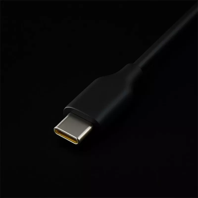 GaN Laptop Charger QOLTEC 52419 65W USB-C PD 5V/20V 3A/3,25A, 220–240V, kabel 1,8m, czarny