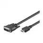 Wentronic Goobay kabel HDMI™ / DVI-D, czarny, 1 m - 19-pin. wtyk HDMI™ > wtyk DVI-D (18+1) (50579)