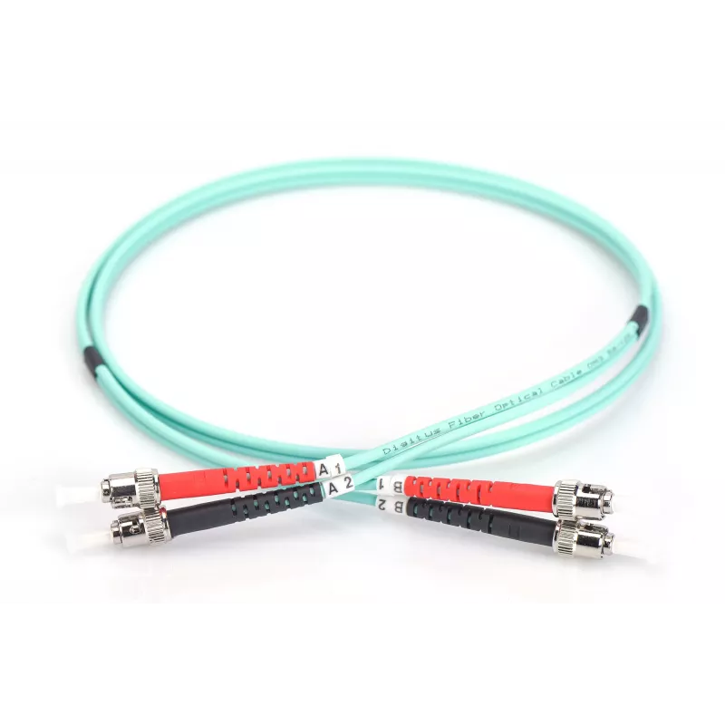 Kabel światłowodowy Digitus OM3 ST/ST 1m