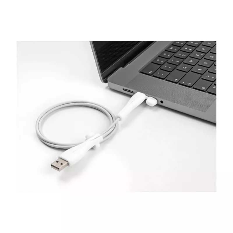 DeLOCK Osłona przeciwkurzowa na USB typu A męski i USB typu C męski zestaw 2 sztuki biały