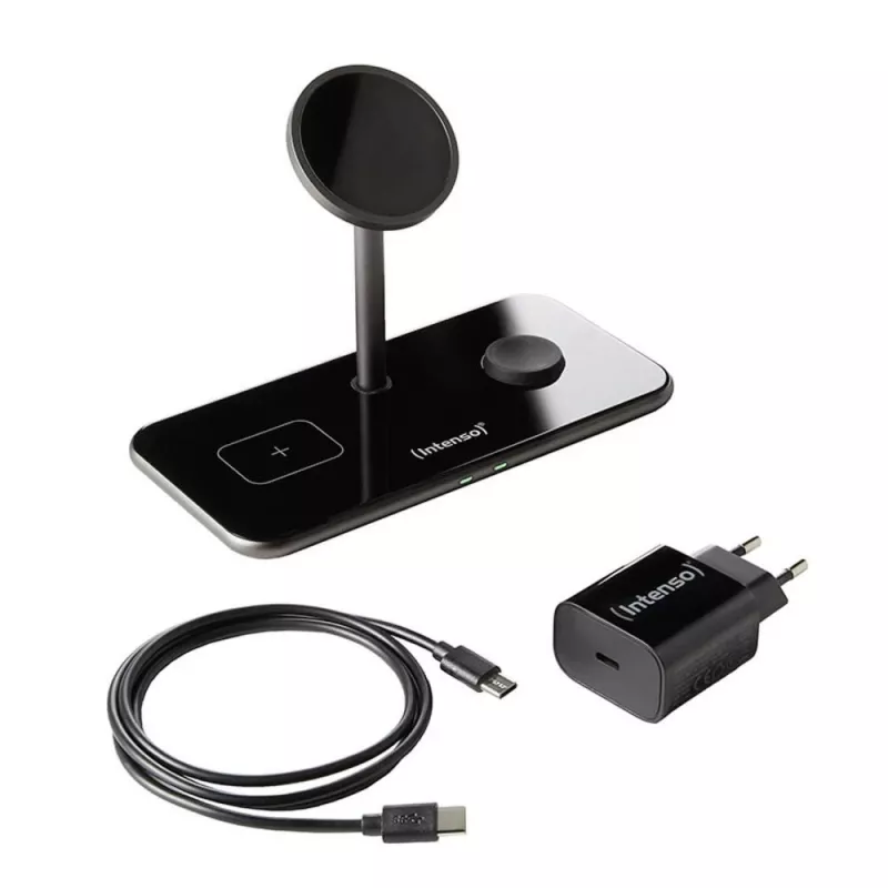 Intenso MB13 Słuchawki Bezprzewodowe USB Szybkie Ładowanie Czarny