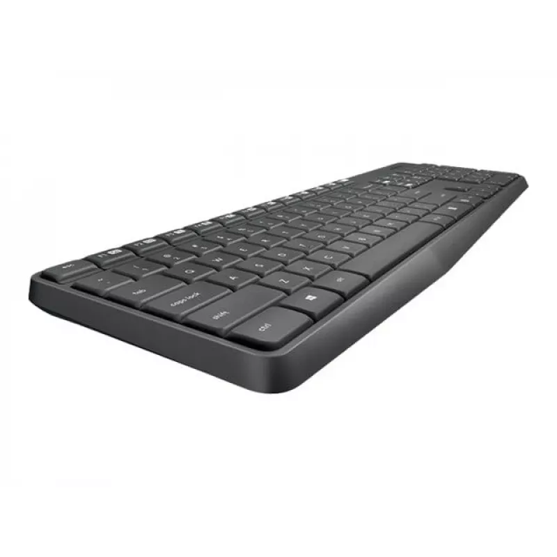 Logitech Keyboard MK235 Wireless KBD+Mouse Grey CZ