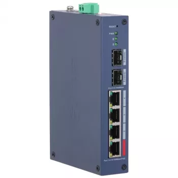 Przemysłowy przełącznik PoE DAHUA CHS4206-4ET-90 4-portowy PoE