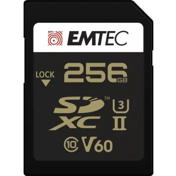 Karta pamięci Emtec 256 GB SDXC UHS-II ECMSD256GUHS2V60