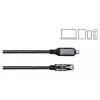 Good Connections kabel Ethernet USB-C RJ45, antracytowy, 1,5 m
