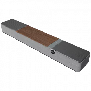 Soundbar KLIPSCH Flexus CORE 100 — 2.1 kanały, 100 W, wbudowany subwoofer, Szary/Orzech