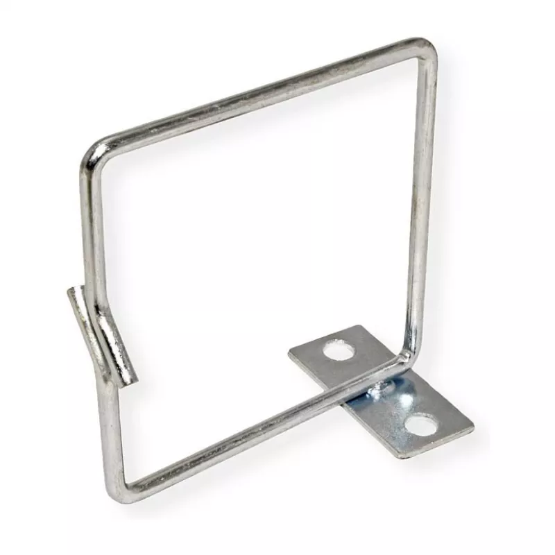 ROLINE metalowy uchwyt do opasek zaciskowych pionowy 80x80mm