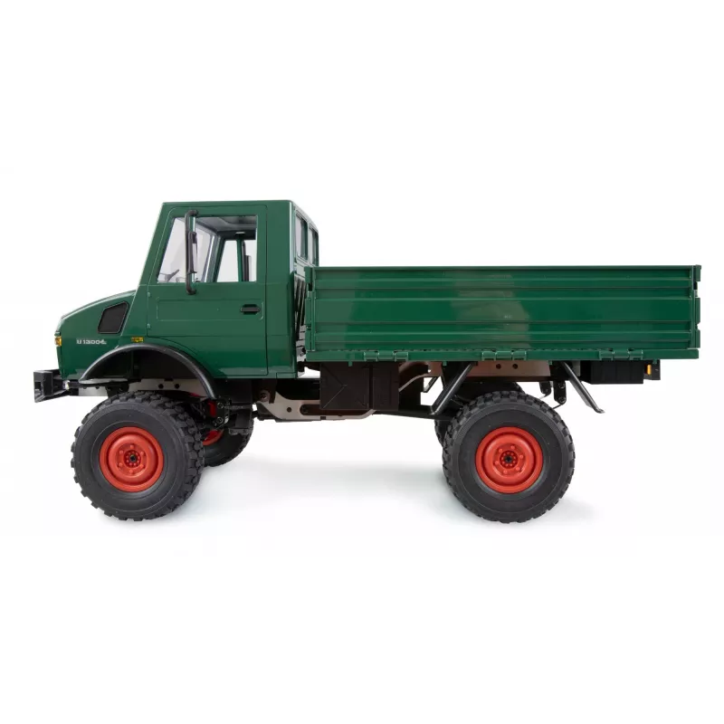 Zdalnie sterowany samochód Amewi Mercedes‑Benz Unimog w skali 1:12 4WD, zielony