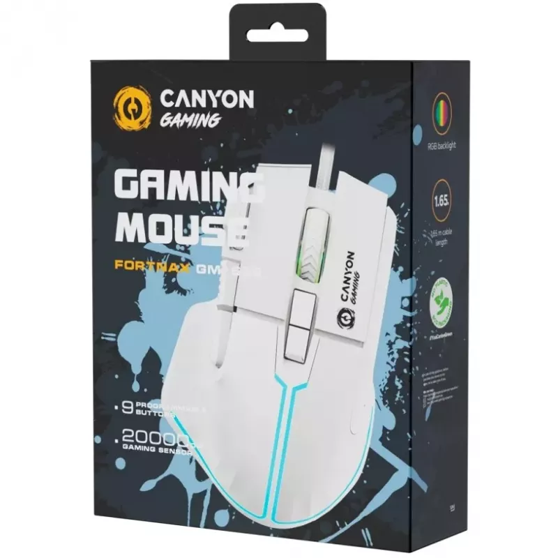 Mysz Canyon Fortnax GM-636 USB Typ-A Optyczna 20000 DPI