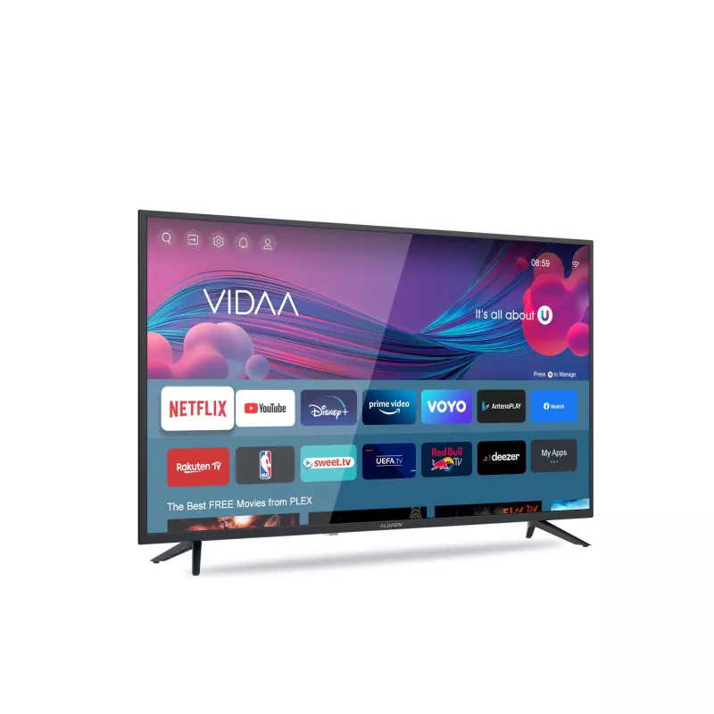 Telewizor Allview 43iPlay6000-F, 108 cm, Smart TV, FullHD, LED, Klasa E, Czarny