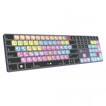 Mechaniczna pełnowymiarowa klawiatura LogicKeyboard LKB-PT-TPC, USB + Bluetooth, układ QWERTZ niemiecki, czarna