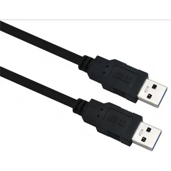 Kabel USB 3.0 A-A helos 5,0 m — czarny