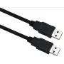 Kabel USB 3.0 A-A helos 5,0 m — czarny
