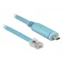 Kabel szeregowy DeLOCK 63914 USB Type-C RJ45 3m Niebieski