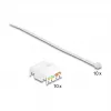 DeLOCK 88119 moduł keystone płaski biały RJ-45 10 szt.
