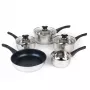 Zestaw garnków Russell Hobbs RH00543EU7 — 5-częściowy, z powłoką nieprzywierającą, można myć w zmywarce