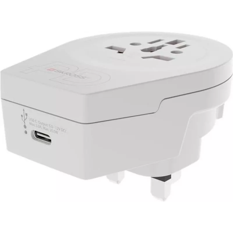 Skross World Adapter - World to UK USB-C™ PD (64715)