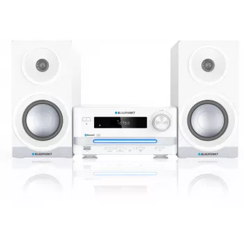Mikrosystem audio do domu BLAUPUNKT MS16BT 15 W, CD/USB/MP3, Bluetooth, FM RDS, Biały