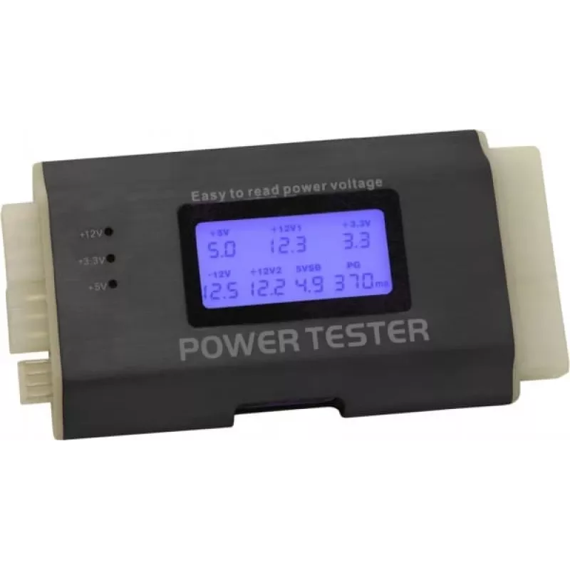 Tester baterii DeLOCK 18159 Czarno-Biały
