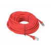 Kabel sieciowy LANBERG RJ-45 Cat5e PCU5-10CC-3000-R, U/UTP, żyły CCA, 30 m, czerwony