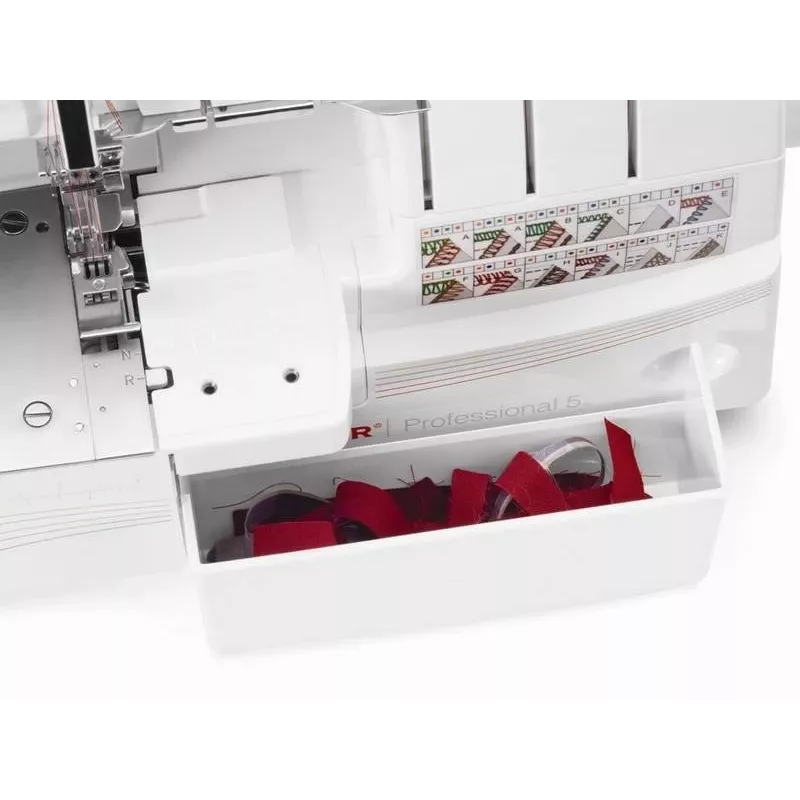 Maszyna do szycia Overlock Singer 14T968, prąd elektryczny, biała