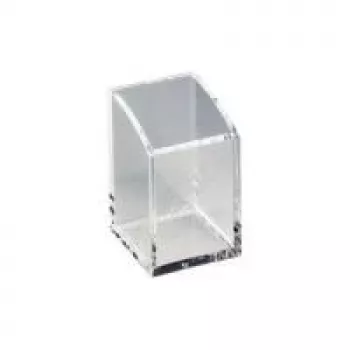 MAUL Pojemnik na długopisy akrylowy, przezroczysty, Grubość: 5 mm Wymiary: (S)70 x (G)70 x (W)104 mm (19550-05)