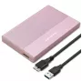 Obudowa na dysk SSD/HDD 2,5 inch, SATA, USB 3.0, 2 TB