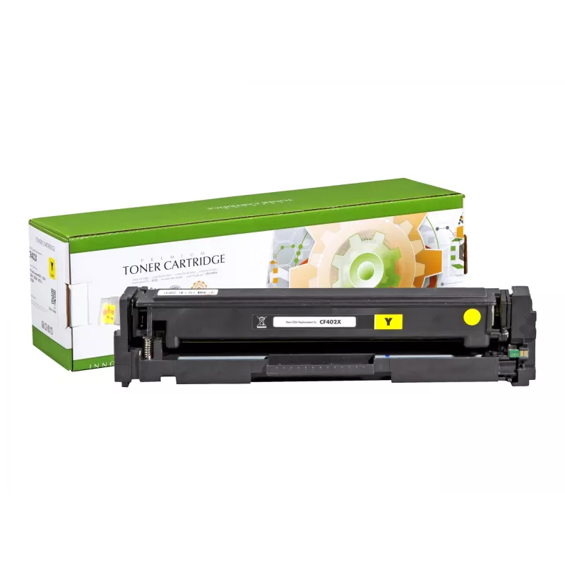 STATIC kaseta z tonerem Kompatybilny with HP CF402X żółty High Capacity kompatybilny 2.300 stron