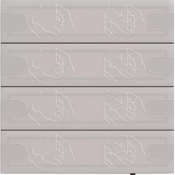 Gira KNX czujnik dotykowy 4 comfort 4f TS4 antracyt 5004028 (5004028)