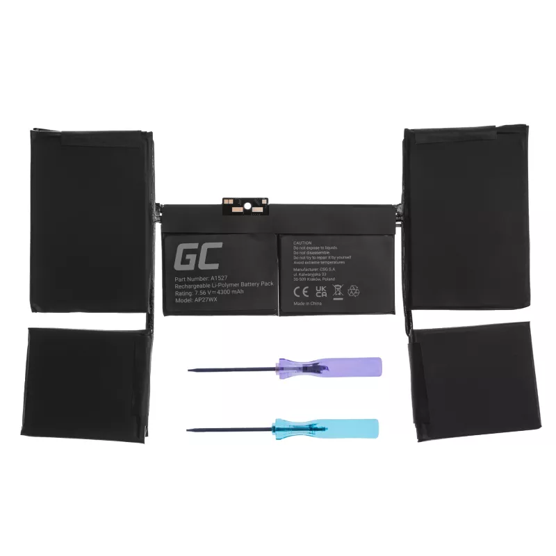 Green Cell A1527 do Apple MacBook 12 A1534 (Early 2015, Early 2016, Mid 2017)