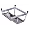 Stopień Krause 805027, aluminiowy 2 stopnie, maks. obciążenie 150 kg, długość 680 mm, wysokość 41 cm