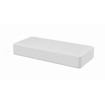 Przełącznik niezarządzalny GEMBIRD NSW-G8-01 — 8× Gigabit Ethernet (10/100/1000), Biały, DC 5V