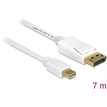 Kabel DisplayPort DeLOCK 83485 Mini DisplayPort 7 m biały