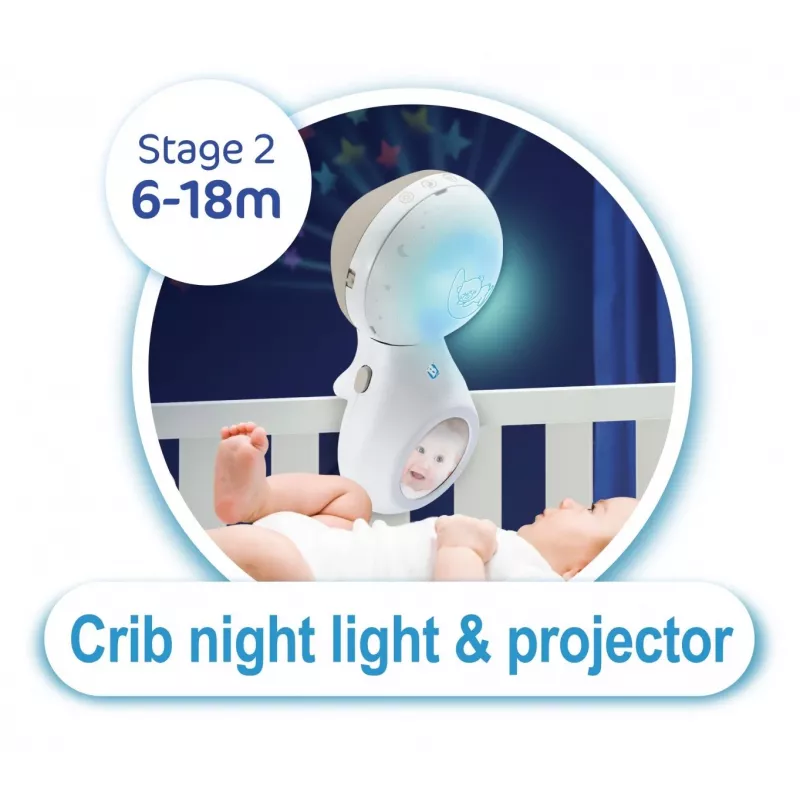 3in1 music projector carousel beige