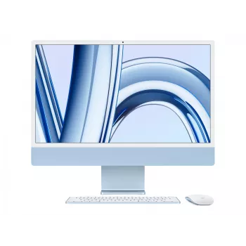 iMac 24 cale: M4 10/10, 16 GB, 512 GB SSD - Niebieski