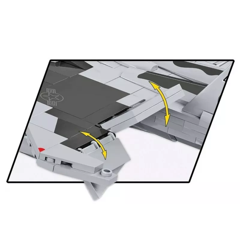 Klocki konstrukcyjne Cobi Boeing F-15EX Eagle II zestaw modelarski COIB-5900, kolekcjonerski model do sklejania