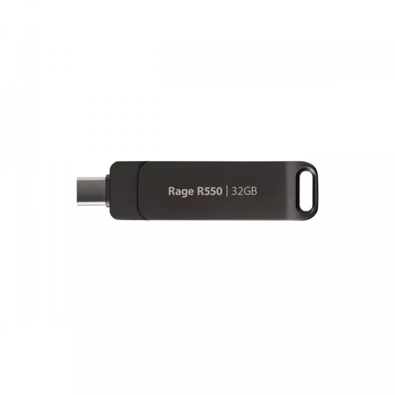 Pendrive PATRIOT Rage R550 32GB 100 MB/S USB A+C Swivel Design (PE32GR550DSAD) Czarny