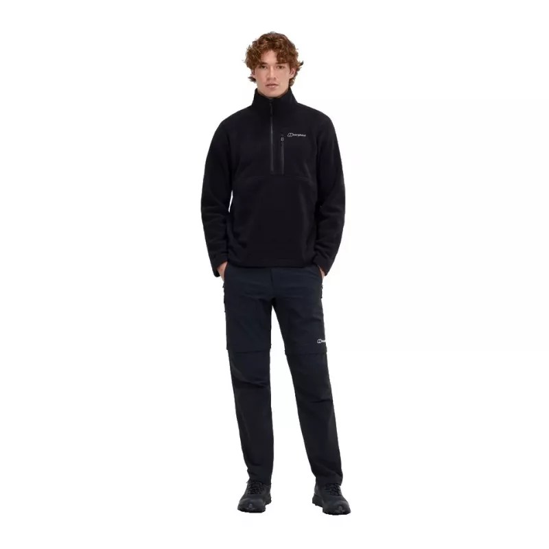 BERGHAUS Prism Half Zip Polartec® Fleece - bluza polarowa męska, rozmiar L (czarny)
