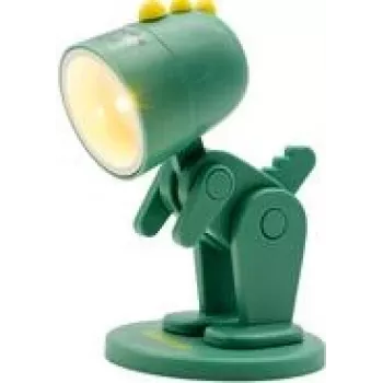 Lampa stołowa LED RealPower 486257 zielona 1 żarówka zasilana bateriami