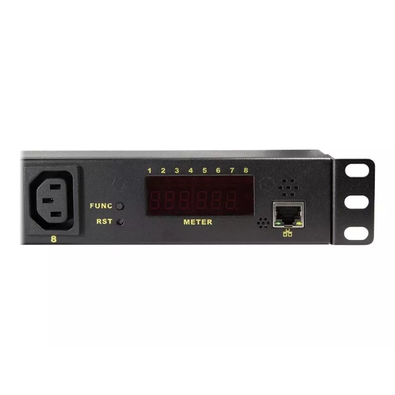 Logilink IP PDU Control Unit - Stromverteilungseinheit (Rack - einbaufähig) - Wechselstrom 110-240 V - Ethernet - Eingabe, Eingang IEC 60320 C20 - Aus