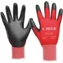 Rękawice warsztatowe Cimco 141238 czarno-czerwone XL